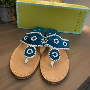 Ultra Suede Jack Rogers Flat Sandals